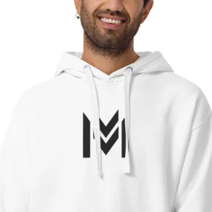 White Unisex Hoodie - Image 5